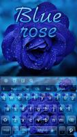 Thème du clavier Blue Rose capture d'écran 3