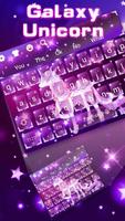 Galaxy Unicorn Keyboard Theme syot layar 3
