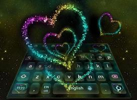 Sparkling Heart Keyboard Theme screenshot 3