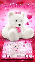 Lovely Teddy Bear Keyboard Theme poster