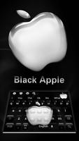 Tema Keyboard Apple Hitam poster