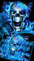 Smoke Skull Keyboard Theme poster