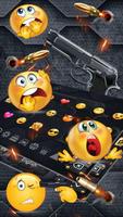 Gun and Bullet Keyboard Theme اسکرین شاٹ 2