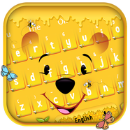 Cute Honey Bear Keyboard Theme🐻🍯