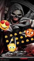 Death Devil Blood Skull Keyboard Theme स्क्रीनशॉट 3