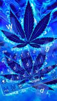 Rasta blue Neon Keyboard screenshot 1