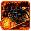 Fire Ghost Bike Keyboard Theme