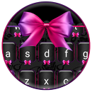 Black Rose Lace With Bow Keyboard APK