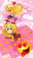 Cute Rainbow Pink Cat Keyboard screenshot 2