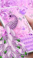 Glitter Diamond Princess Keyboard Theme Affiche