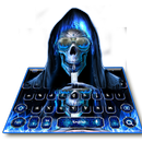 Neon Grim Reaper Keyboard Theme APK