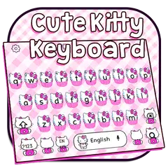 Nettes rosafarbenes Kitty-Tastatur-Thema APK Herunterladen
