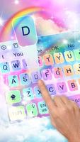 Rainbow Galaxy Keyboard Theme Plakat