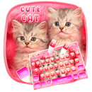 Cute Pink Kitty Cat Keyboard Theme🐱 APK