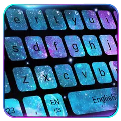 Purple Galaxy Keyboard APK download