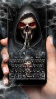Death Devil Skull Keyboard Theme پوسٹر