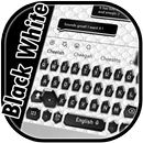 SMS Black White Keyboard APK