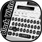 SMS Black White Keyboard icon