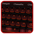 Black Red Keyboard icône