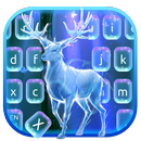 Glowing Night Deer Keyboard Theme APK