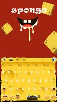 Sponge theme keyboard captura de pantalla 1