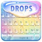 Rainbow Raindrop Fast Typing Keyboard أيقونة