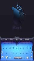 batman keyboard theme  Blue Technology Cartaz