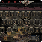 World War II army firearms armor Keyboard theme icône