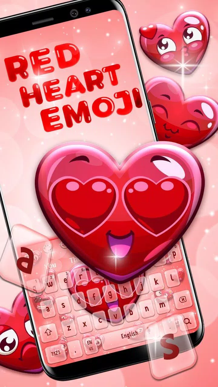 Clavier Emoji Coeur Rouge Amour APK pour Android Télécharger