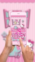 Kitty Rainy Season Keyboard Theme โปสเตอร์