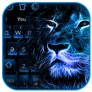 Blue Flame Lion Keyboard Theme APK