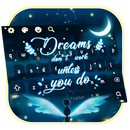 Crescent Moon Quote Keyboard Theme APK