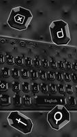 Glossy Black Keyboard Theme capture d'écran 3