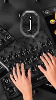 Glossy Black Keyboard Theme imagem de tela 1