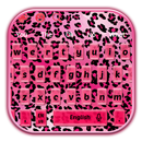 Pink Leopard Grain Keyboard Theme APK