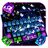 Glossy Twinkling Butterfly Keyboard أيقونة