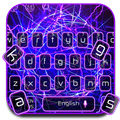 Cool Neon Lightning Keyboard Theme