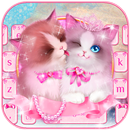 Clavier de chat mignon rose APK