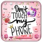 Girly Cute Quotes Keyboard🦄👧-icoon