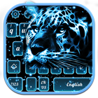 Neon Cheetah Keyboard Theme icône