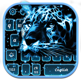 ikon Neon Cheetah Keyboard Theme