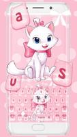 Adorable Girly Pink Kitty Keyboard Theme bài đăng