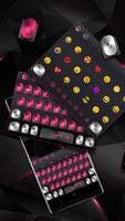 لوحة مفاتيح سوداء وردي معدني تصوير الشاشة 3