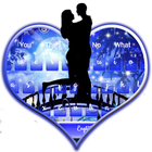 Blue Moonlight Keyboard Theme icono