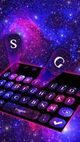 Galaxy 3D-Tastaturthema Plakat