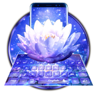 Glitter Lotus Keyboard Theme biểu tượng