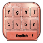 Simple Gold Rose Keyboard Theme icône