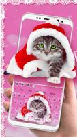 Poster Carino Cat Keyboard Furry