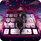 Keyboard Samurai and Sakura icône