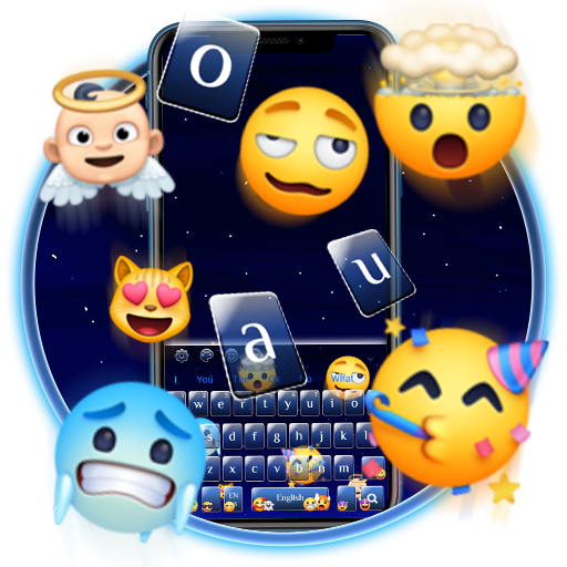 Fun Keyboard Themes- Cute Emoji, Stickers & Gif